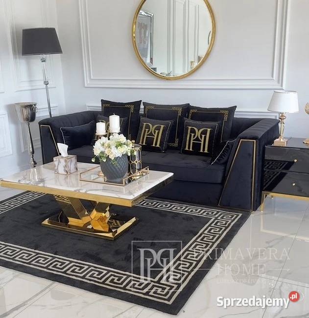 Designerska sofa klasyczna do salonu do gabinetu
