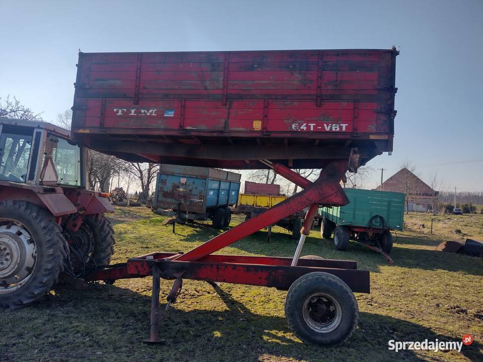 Przyczepa rolnicza parabola wysokość podnoszenia Sośno sprzedam