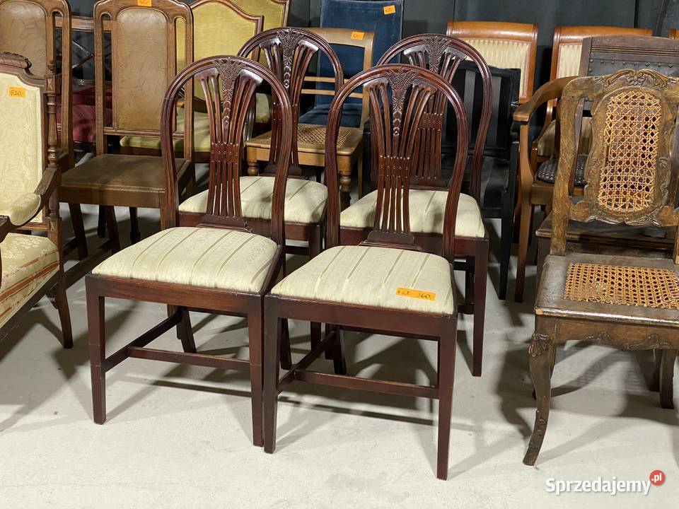 Krzesła i fotele stylowe na sztuki i w Meble sprzedam