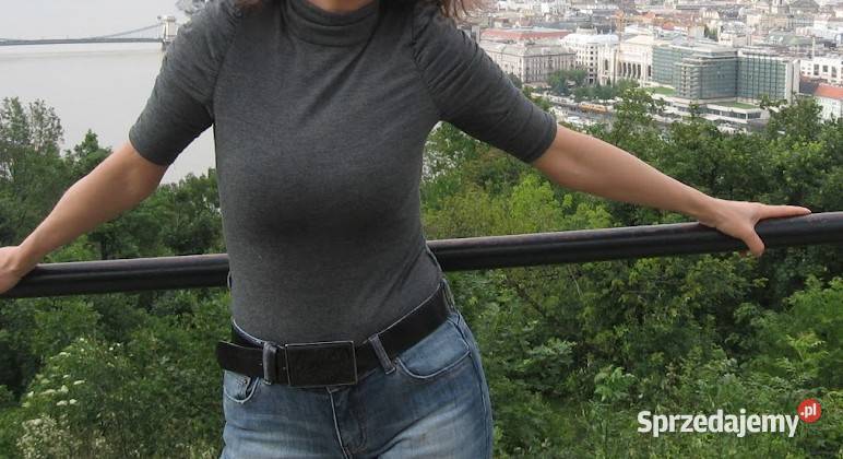 Bluzeczka szara z bufiastymi rękawami rozmiar 36 Warszawa