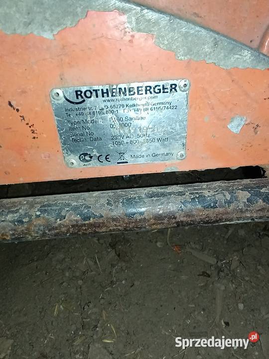 Rothenberger P160 SANILINE zgrzewarka doczołowa Bodzentyn