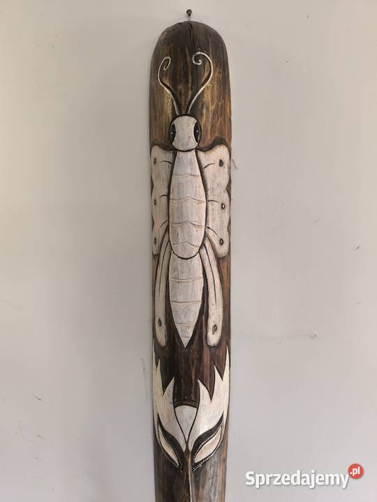 Piękna unikalna wisząca maska etniczna Łódź sprzedam