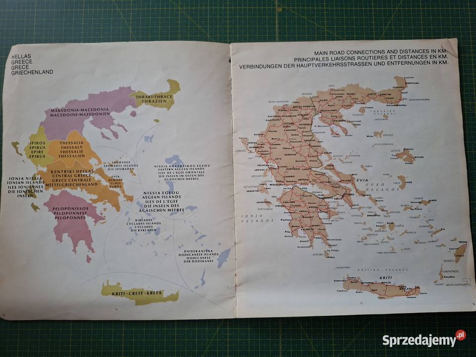 Greece Grece Gricheland maps cartes landkarten Kraków