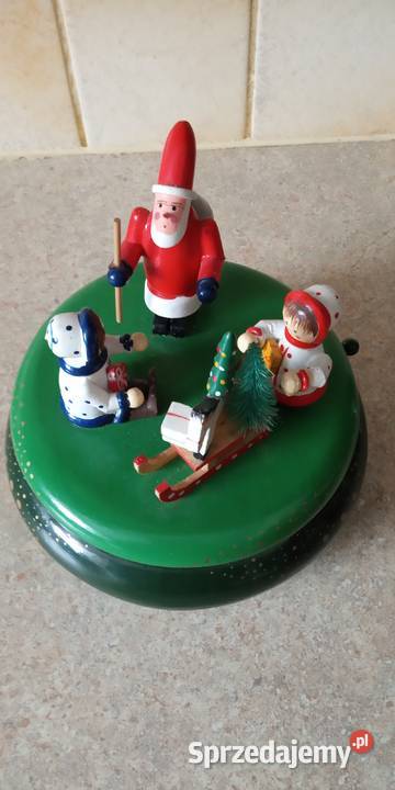 vintage świąteczna pozytywka Nowy Targ