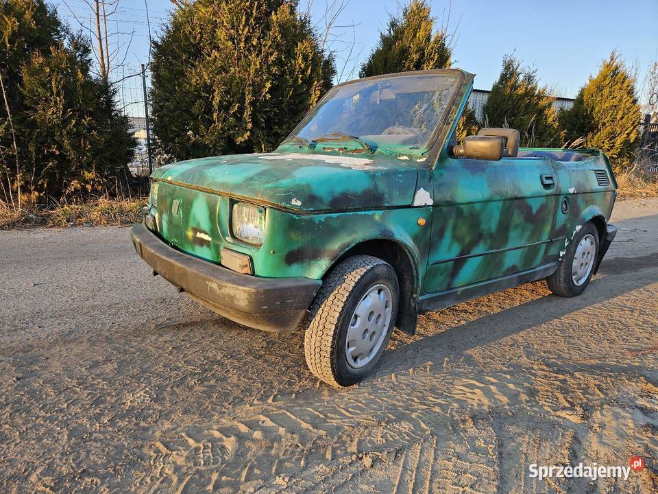 Fiat 126p elegant cabrio bosmal lubelskie Kock