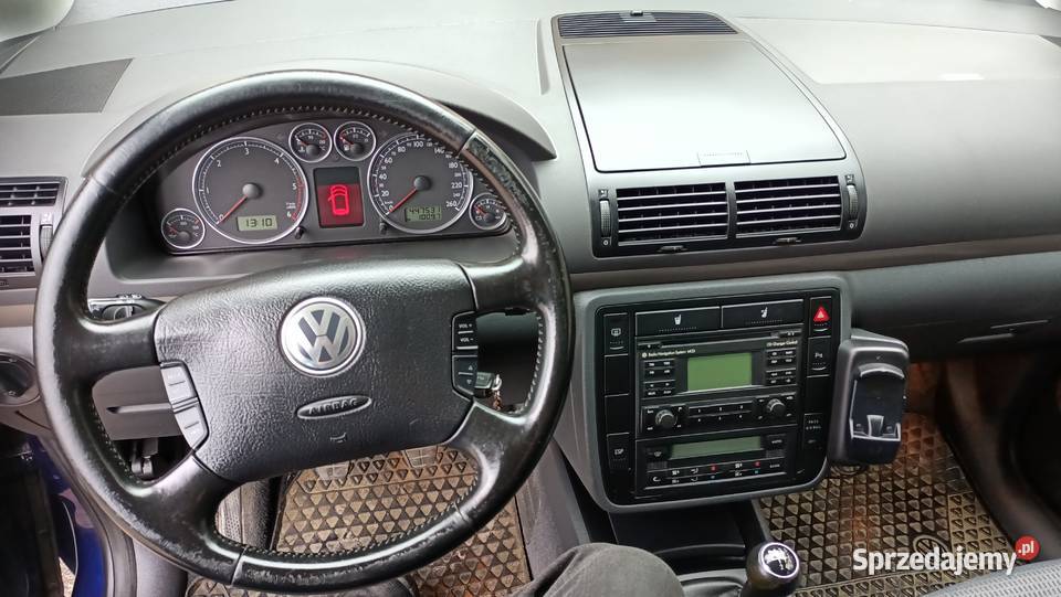 Volkswagen Sharan 19TDI granatowy Łomża