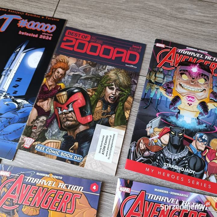 kolekcja różnych komiksów wydanych w Polsce Poznań sprzedam