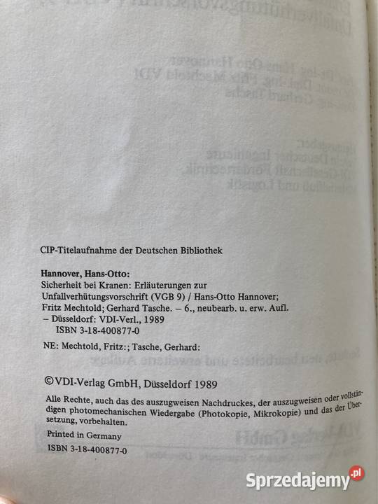 Książka Podręcznik Bezpieczeństwo Dźwigach 1 Czerwionka-Leszczyny