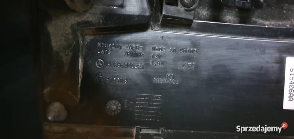 MERCEDES ML W166 OBUDOWA LUSTERKA PRAWA