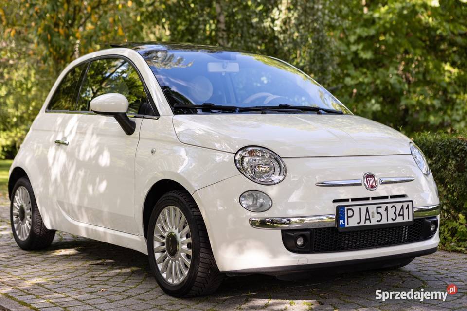 Fiat 500 12 Lounge Panorama Klimatyzacja Jarocin