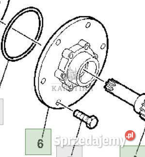 John Deere 9780CTS 9780i CTS 2005 Piasta Skrzyni wielkopolskie Jastrzębniki