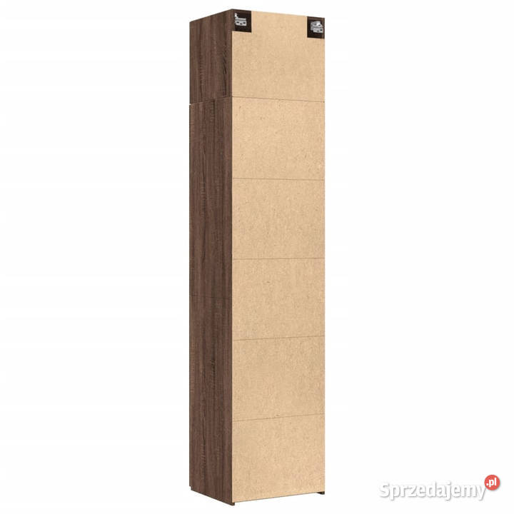 Wąska szafka brązowy dąb 50x425x225 WM3281307 Warszawa