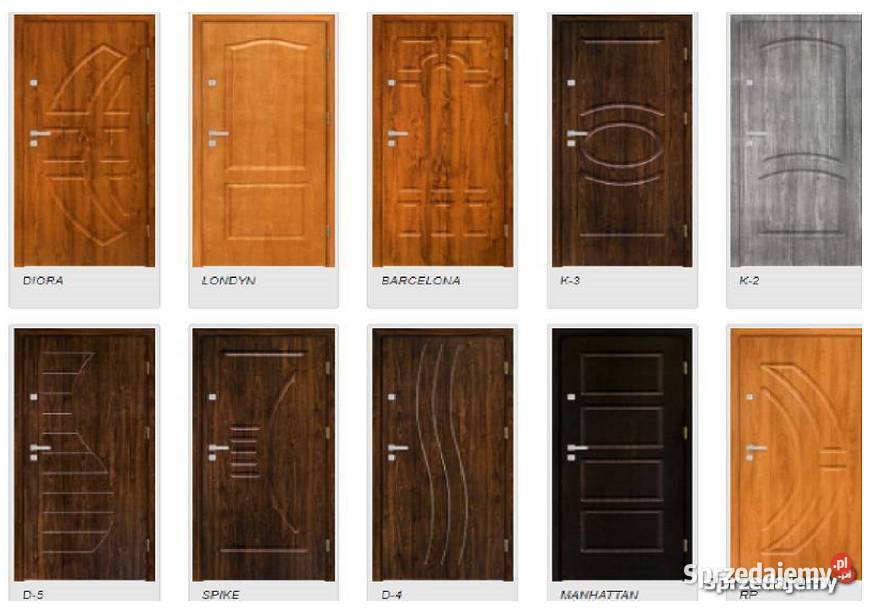 Drzwi wejściowe zewnętrzne z montażem śląskie
