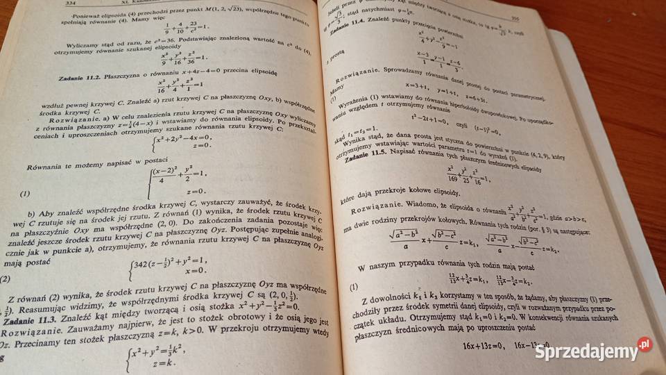 Geometria analityczna w zadaniach Edward Kącki Gdańsk
