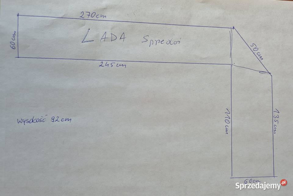 Regały sklepowe Lada sprzedażowa likwidacja Sklep sprzedam