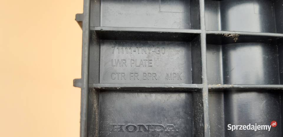 HONDA CRV CRV OSŁONA PŁYTA ZDERZAKA PRZÓD