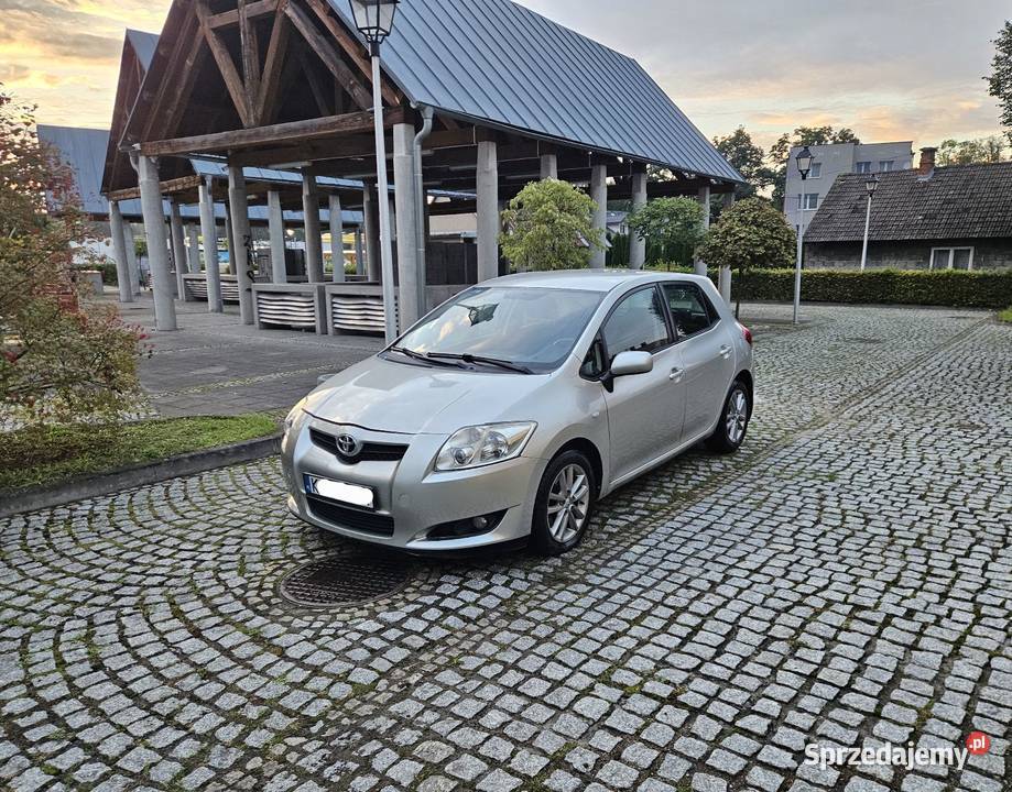 Toyota Auris 2008r 20D4d 126 Klimatronik srebrny Ryglice