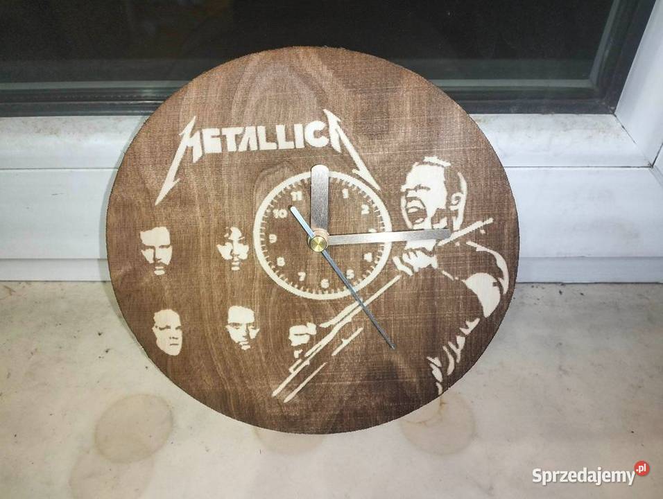 zegar ścienny z zespołem metallica sprzedam