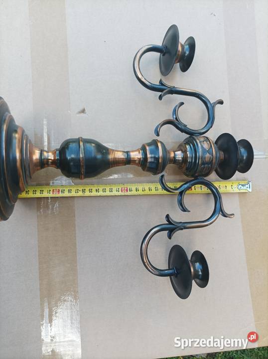 Świecznik miedziany Sterdyń