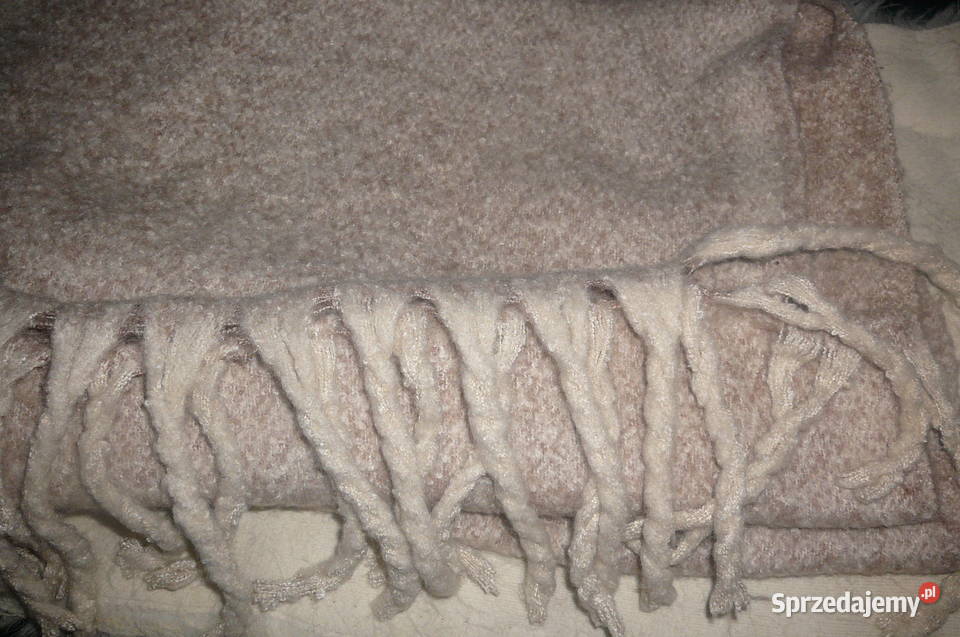 Szalik acrylic duży puszysty