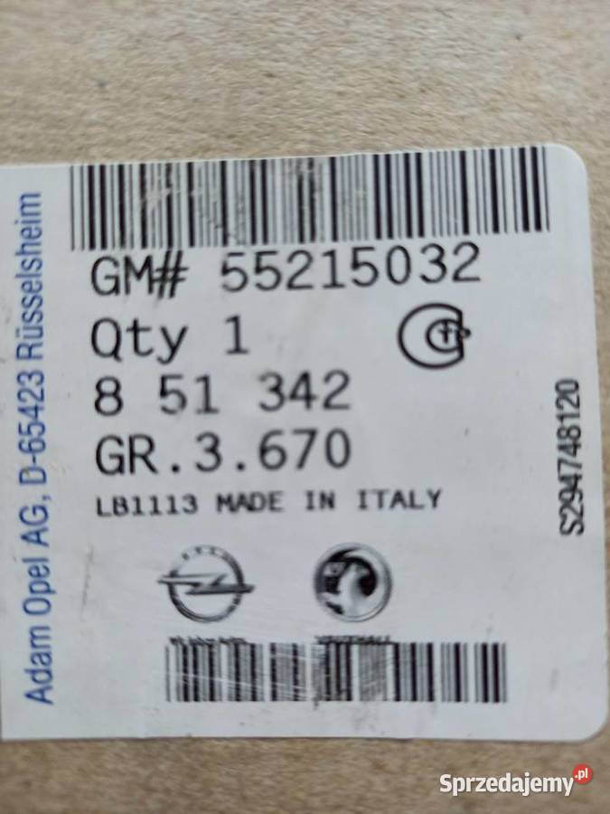 851342 Zawór EGR Astra H Zafira B Signum Vectra osobowe Kraków