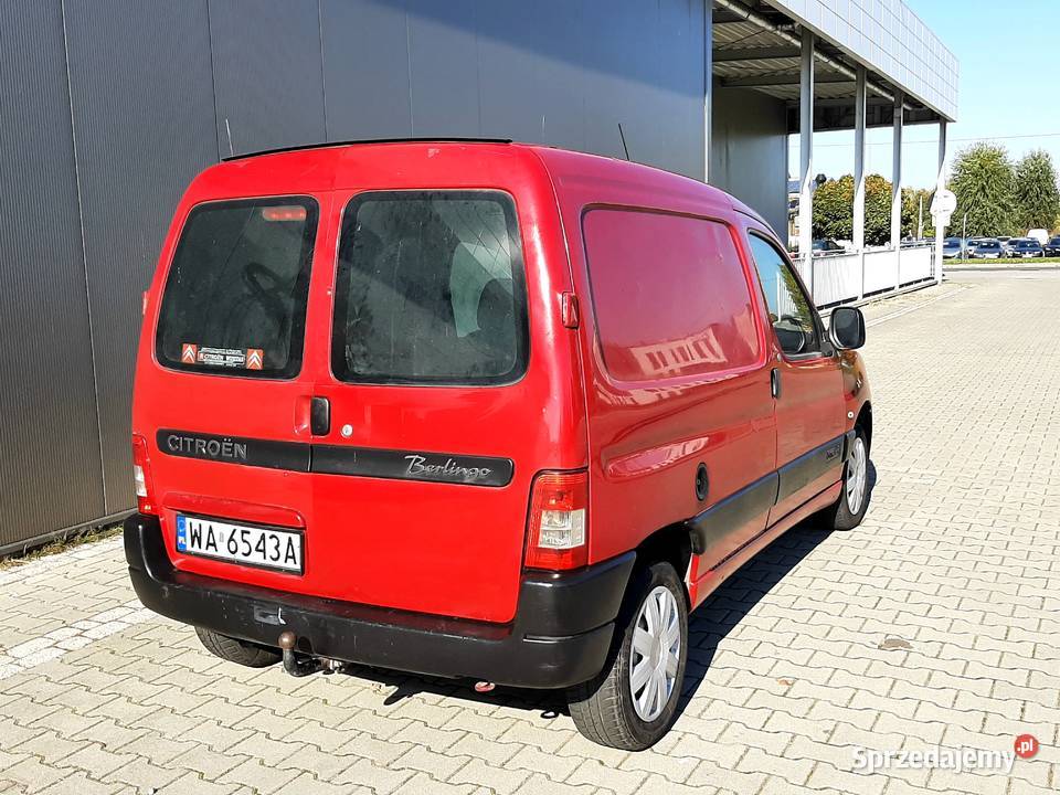 Citroen Berlingo 16 HDi 2007 r WSPOMAGANIE Vat1 75KM łódzkie Zduńska Wola