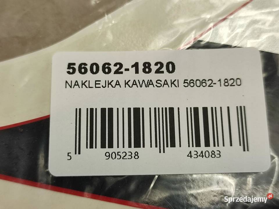 NAKLEJKA NA CZACHĘ LEWA STR KAWASAKI NINJA ZX6R