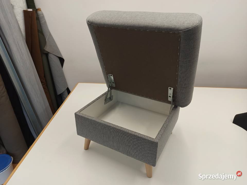pufa z pojemnikiem wysokie nogi otwierana 47cm Fotele i pufy Radom sprzedam
