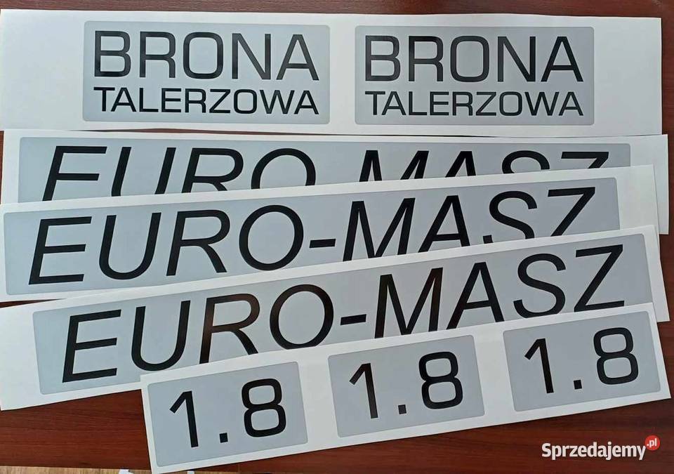Naklejki na maszyny rolnicze i budowlane Koparka Staszów
