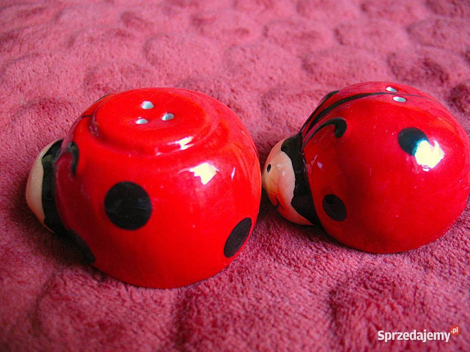 Sól i pieprz Ceramika Biedronki 9 i 7 Rzadki