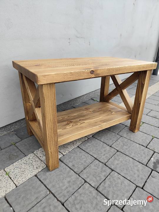 Stolik z litego drewna sosnowego 70x40x45 45cm Zduńska Wola