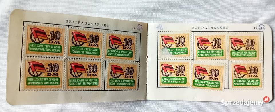 Legitymacja Gesselschaft f DeutscheSowjetische sprzedam