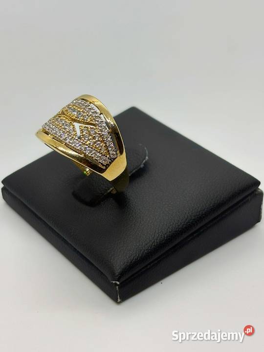 Nowy Złoty pierścionek pr 585 434g Rozmiar 21 Elbląg sprzedam