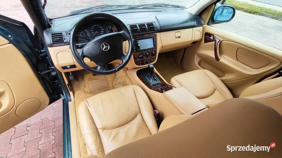 Mercedes ML320 W163 V6 Super stan Zadbany Beżowe radio Bydgoszcz sprzedam