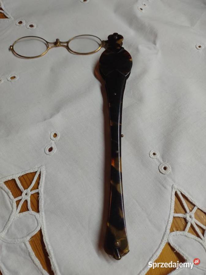 Binokle lorgnon oprawa szylkret wielkopolskie Jarocin sprzedam