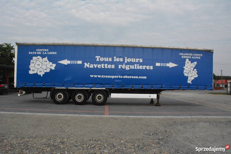 Naczepa KRONE firanka 2008r multilock osie SAF Medynia Głogowska