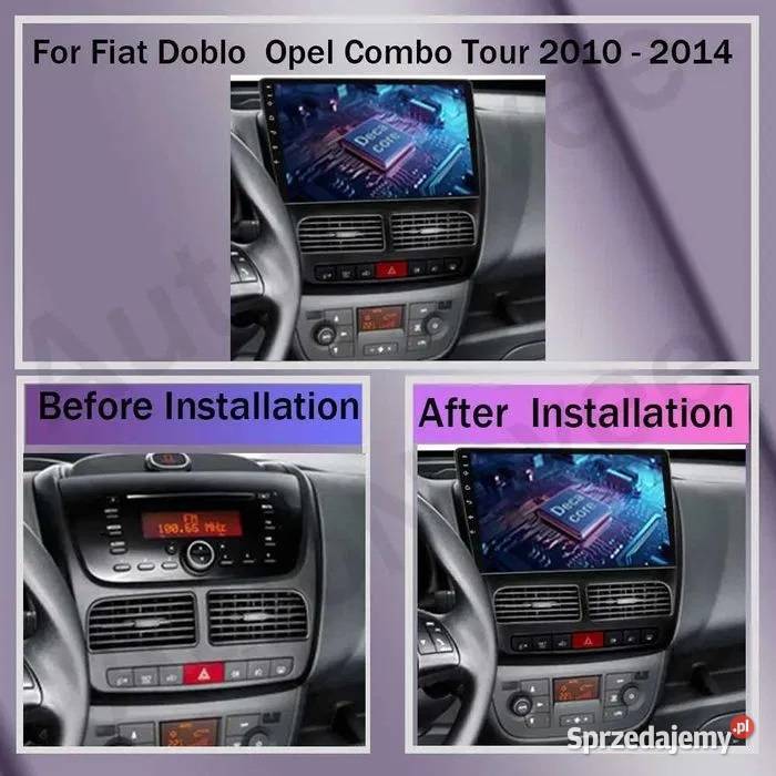 Radio Android 13 Fiat Doblo Opel Combo 1015r gps Ożarowice