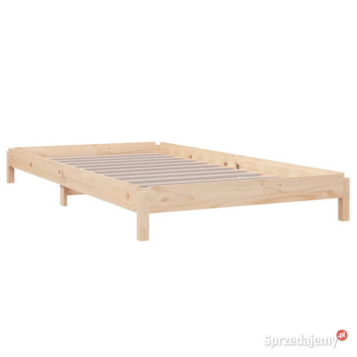 Łóżko sztaplowane lite drewno sosnowe 100x200 Warszawa sprzedam