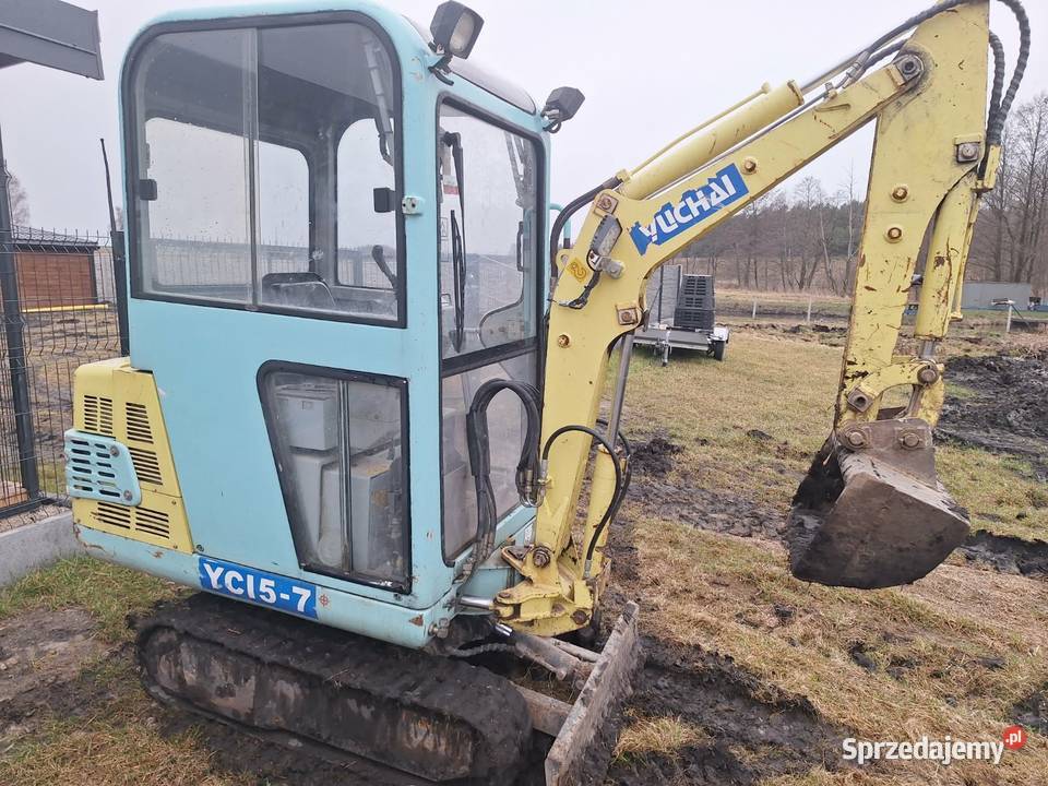 Minikoparka Yuchai YC157 Kubota Sędziszów