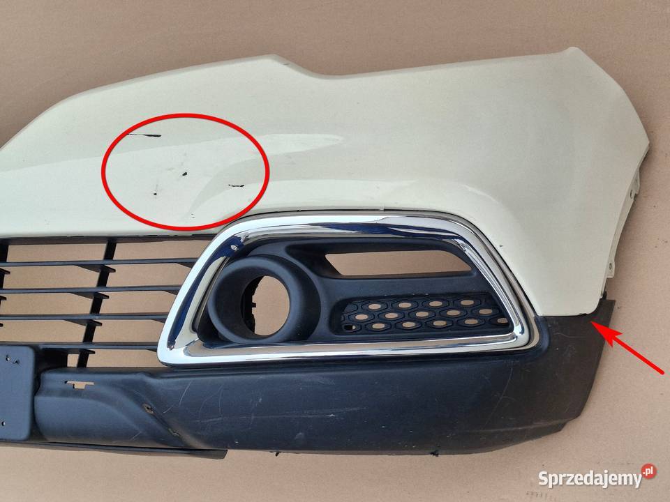 RENAULT CAPTUR ZDERZAK PRZÓD PRZEDNI DOKŁADKA Bieleń sprzedam