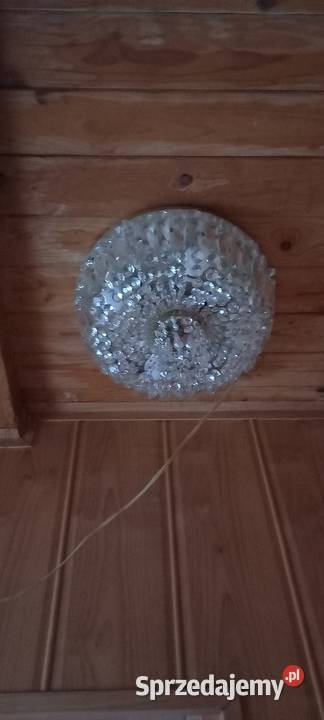 Elegancki kryształowy plafon Wysyłka łódzkie Skierniewice sprzedam