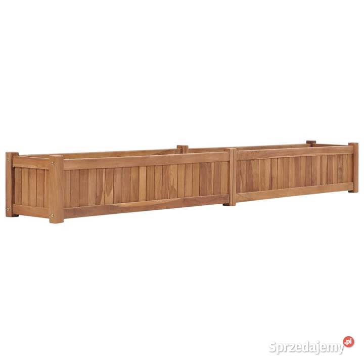 vidaXL Podwyższona donica 200x30x25 cm, 48970