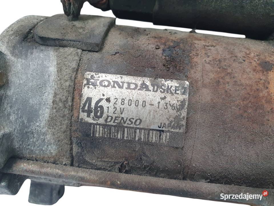 ROZRUSZNIK Honda Accord Civic VII 20 VTEC K20Z2 osobowe Układ elektryczny silnika Chełm sprzedam