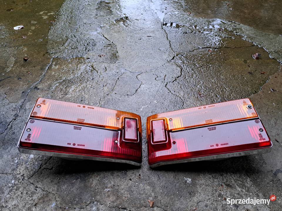 Różne lampy klosze przyczepa auto tylne PRL Leszno