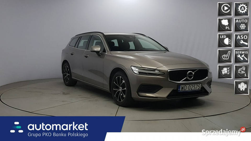 Volvo V60 B4 D Momentum Pro Z Polskiego Salonu ASR (kontrola trakcji) Warszawa