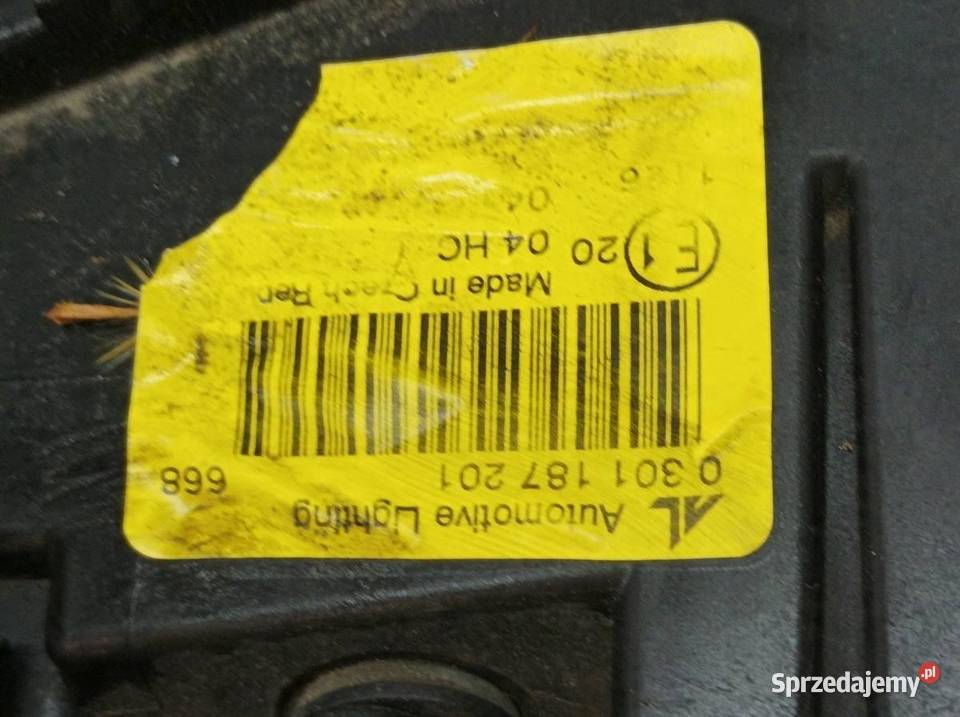 LAMPA PRZÓD LEWA EU COMPACT 0301187201 Bmw Seria