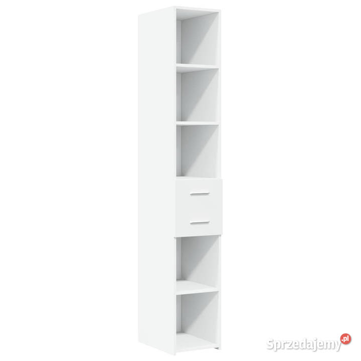 Wysoka szafka biała 30x425x185 materiał Warszawa