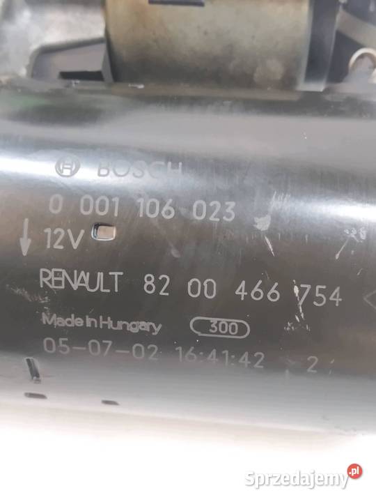 ROZRUSZNIK 0001106023 20 16V TURBO Renault