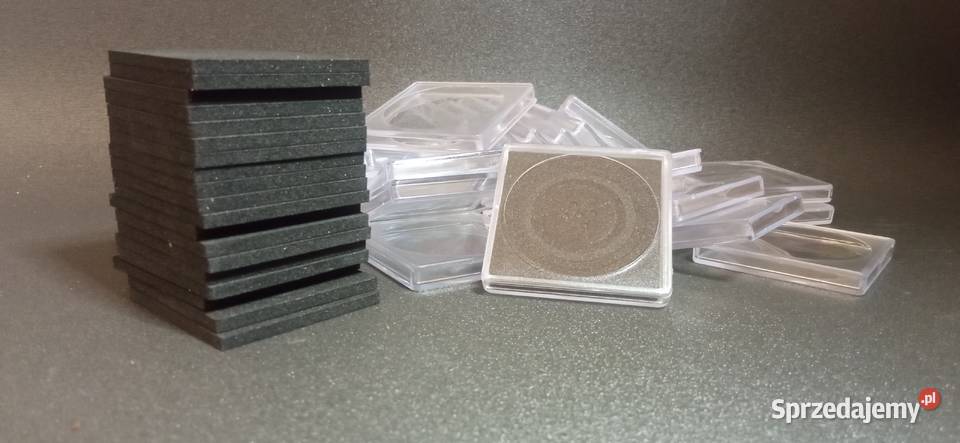 Kapsel na monety kwadrat z regulacją średnicy Szczecin sprzedam