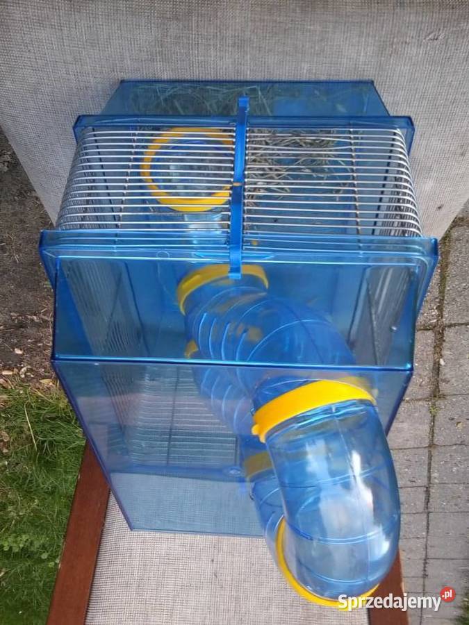 Klatka z tunelem i wybiegiem chomika Stan